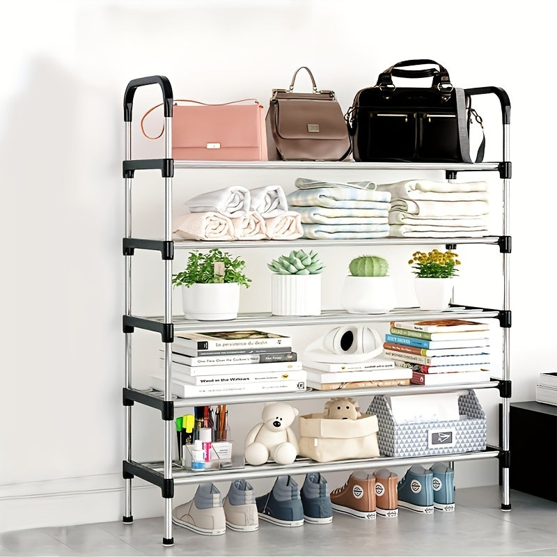 1 Set of Multi-Layer Shoe Cabinets, Free-Standing Shoe Racks, Easy-To-Assemble Shoe Cabinets, Suitable for Shoe Storage Cabinets in Retail Shoe Stores, Corridors, Bedrooms, Bathrooms, Offices, Living Rooms