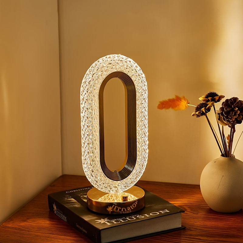 A creative USB-powered advanced art desk lamp decoration nightlight atmosphere light living room room bedroom a variety of room types for friends holiday birthday Christmas gifts