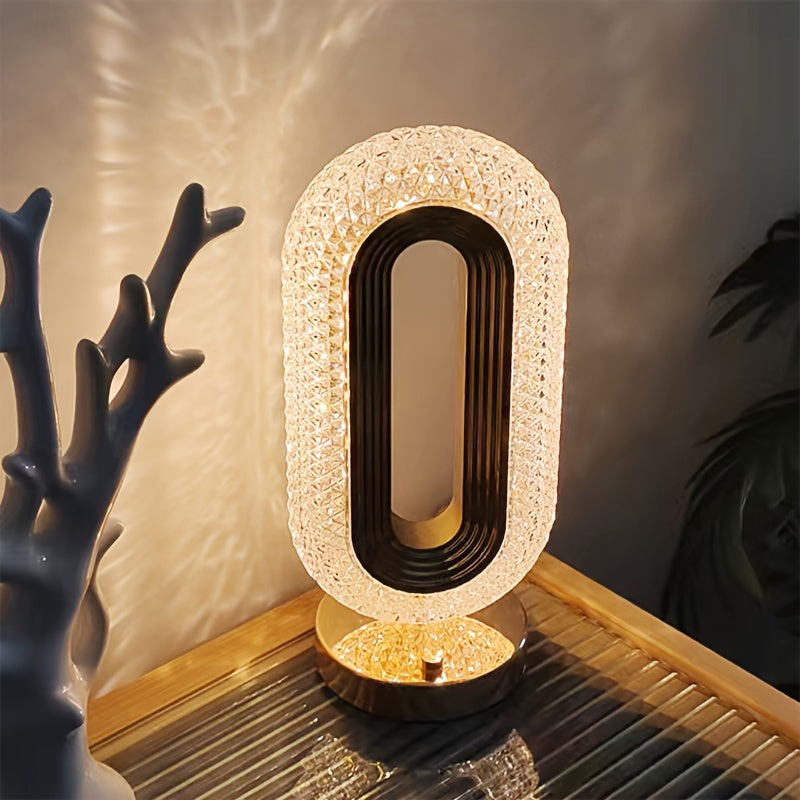 A creative USB-powered advanced art desk lamp decoration nightlight atmosphere light living room room bedroom a variety of room types for friends holiday birthday Christmas gifts